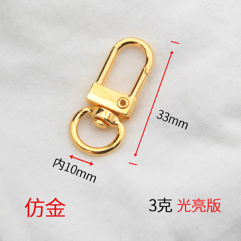 Swivel Lobster Clasps — 5 Pieces