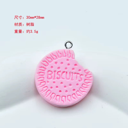 Bitten cookie charm