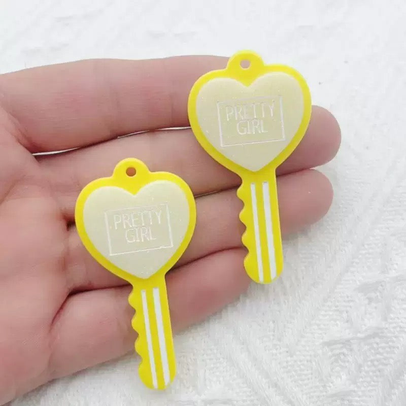 Pretty Girl Key Charm