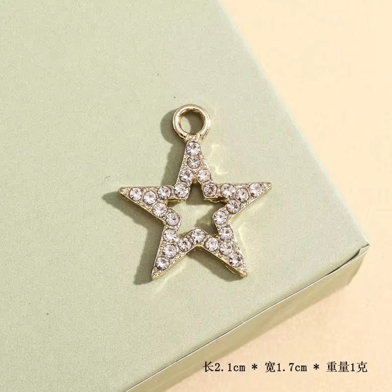 Zircon Hollow Star Charm