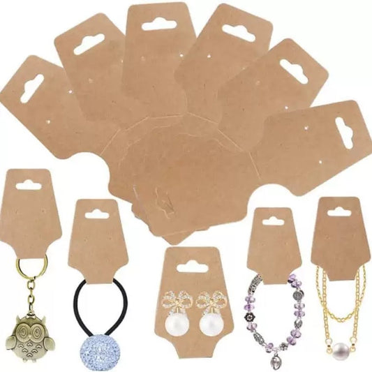 Bracelet & Necklace Packaging Cards — 25 Pieces