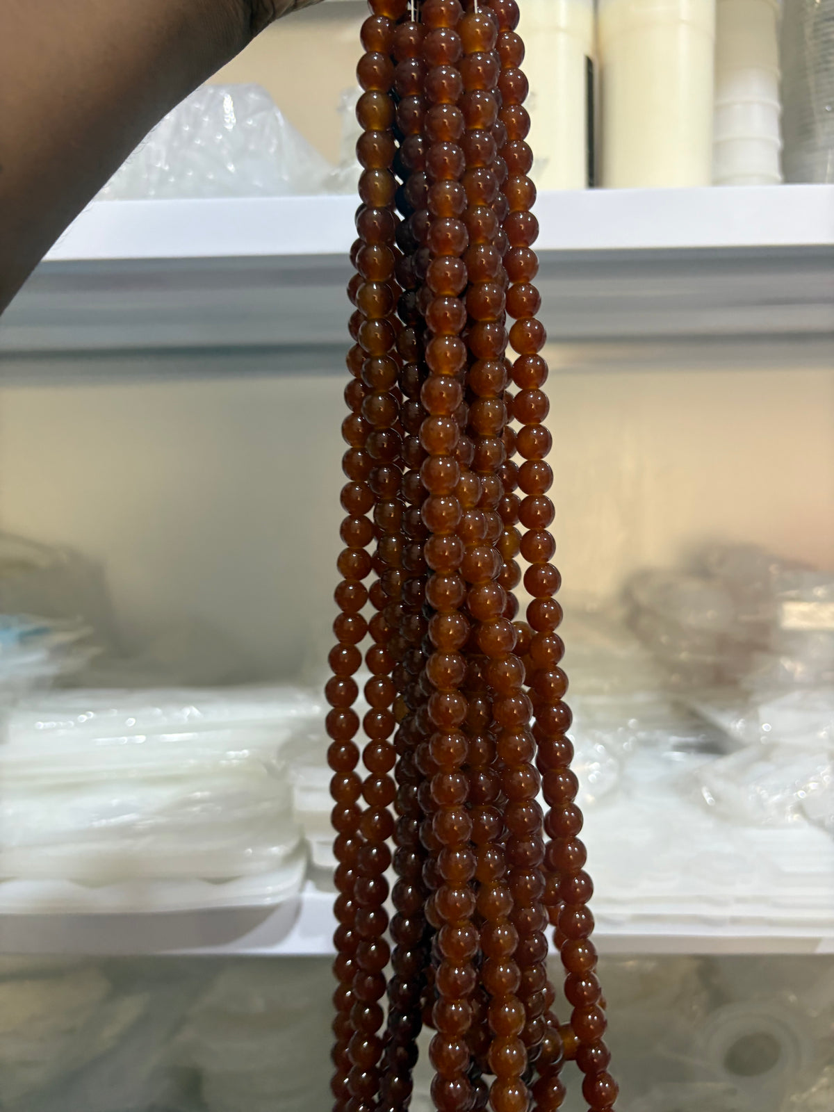 10mm Glass Beads (About 82 Pieces)