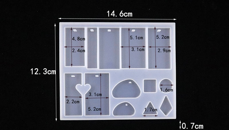 Keychain/ earring mold