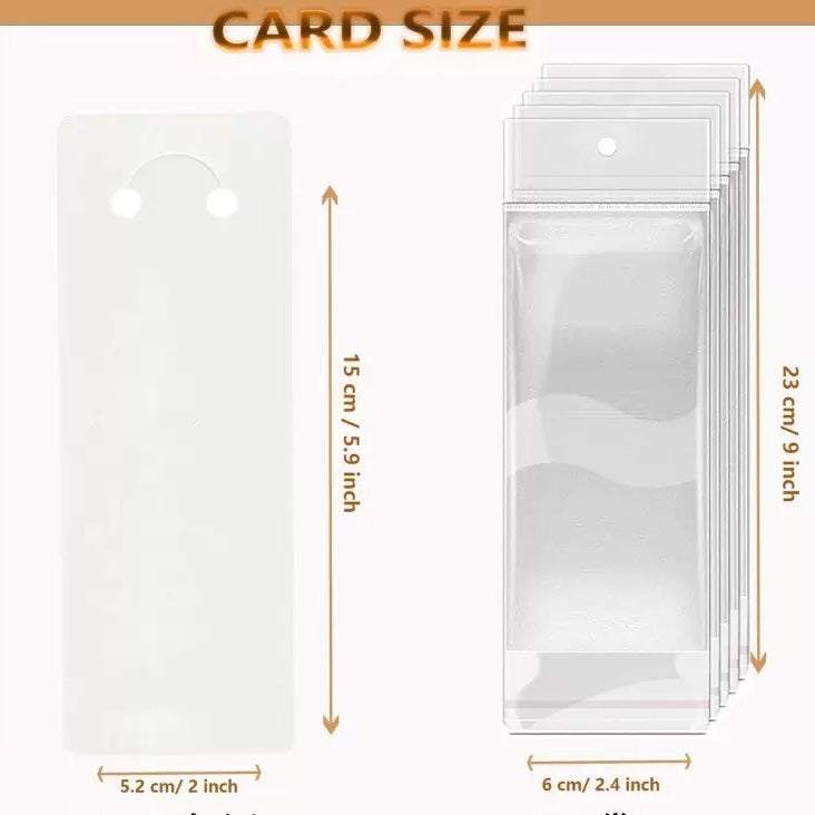 Keychain / Bag Charm Packaging Packs (20pcs)