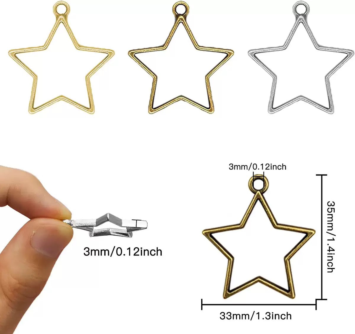 Stainless Steel Pendant Bezel