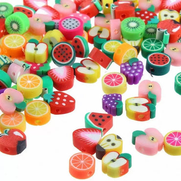 10mm Clay Beads — About 50 Pieces