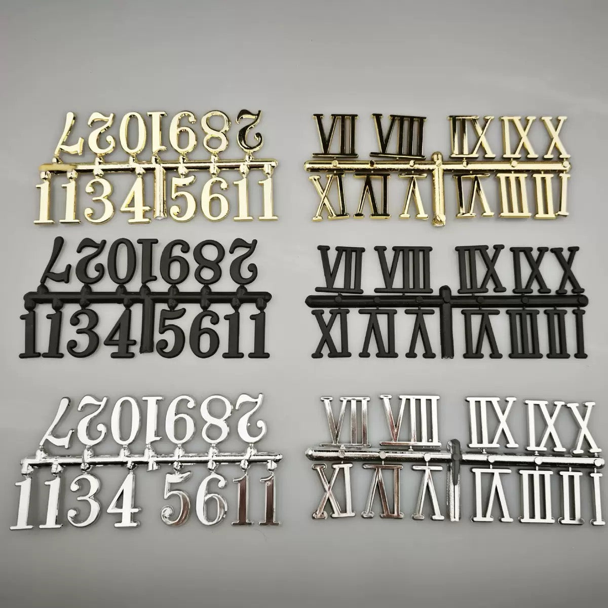 Clock Dials/ Numbers — 3cm