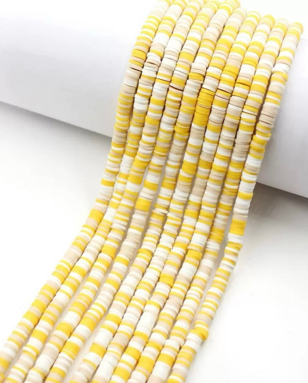 6mm Multi-tone Disc Beads — 330-350 Pieces