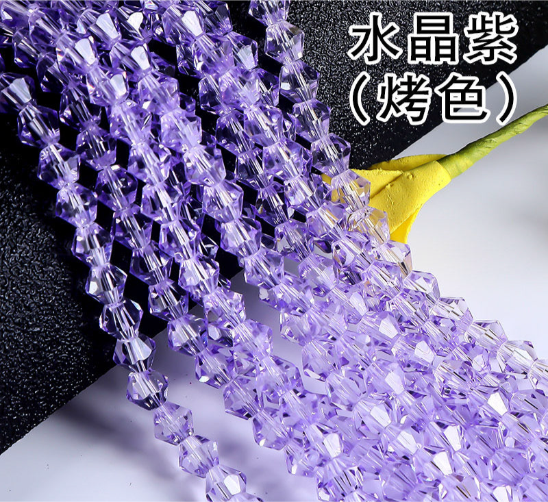 4mm Cone Crystal Beads — 85pcs