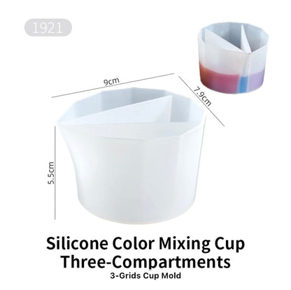 Split silicone cups