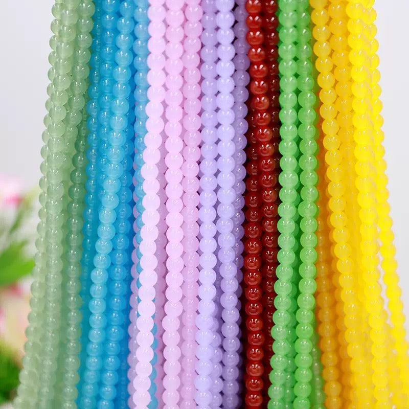 10mm Glass Beads (About 82 Pieces)