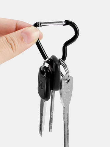 Heart Carabiner Clasps — 5 Pieces