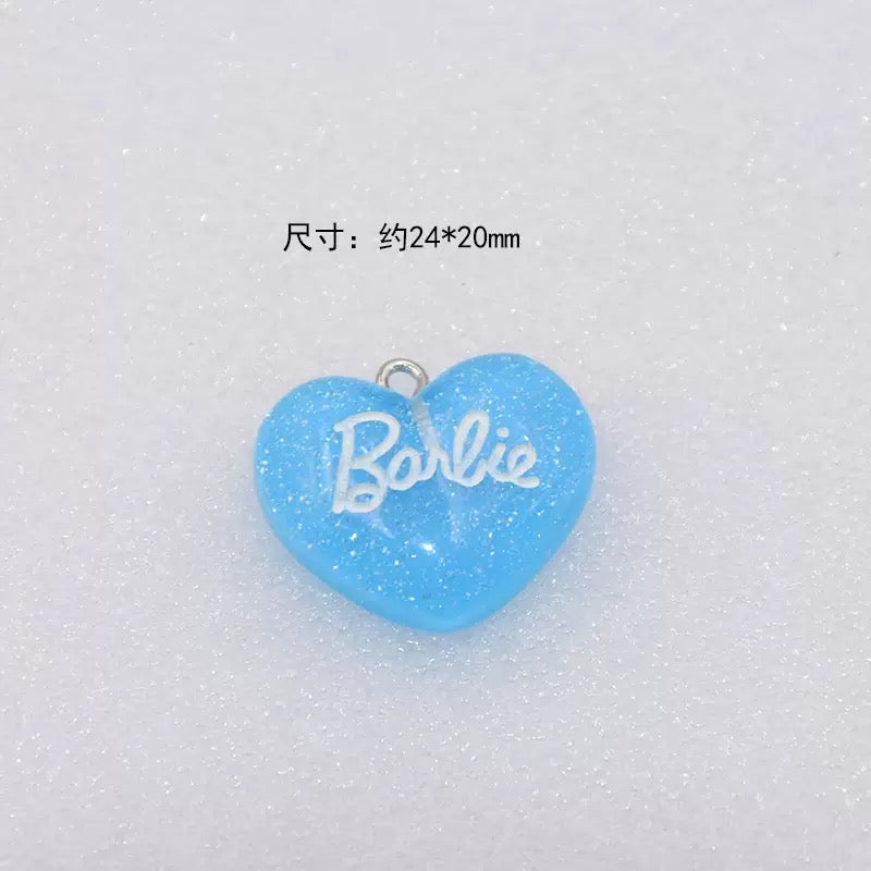 Barbie Heart Charm