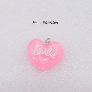 Barbie Heart Charm