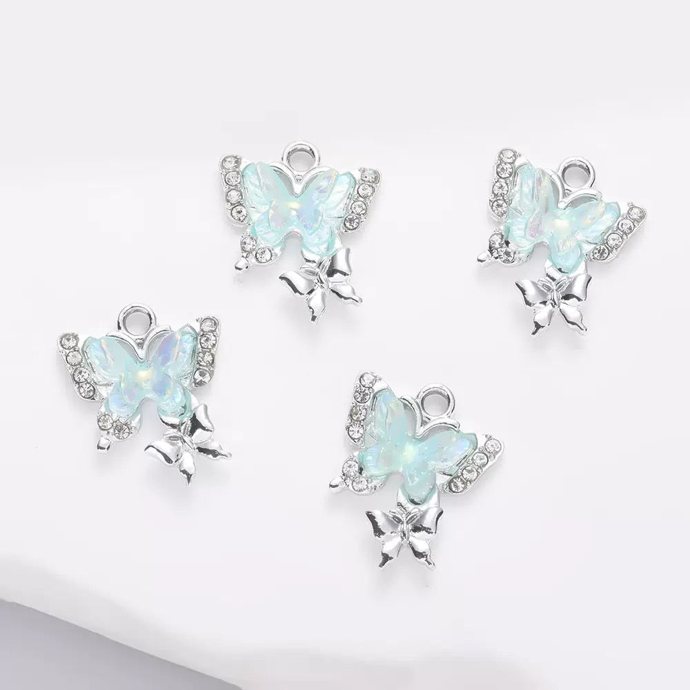 Twin Butterfly Charm