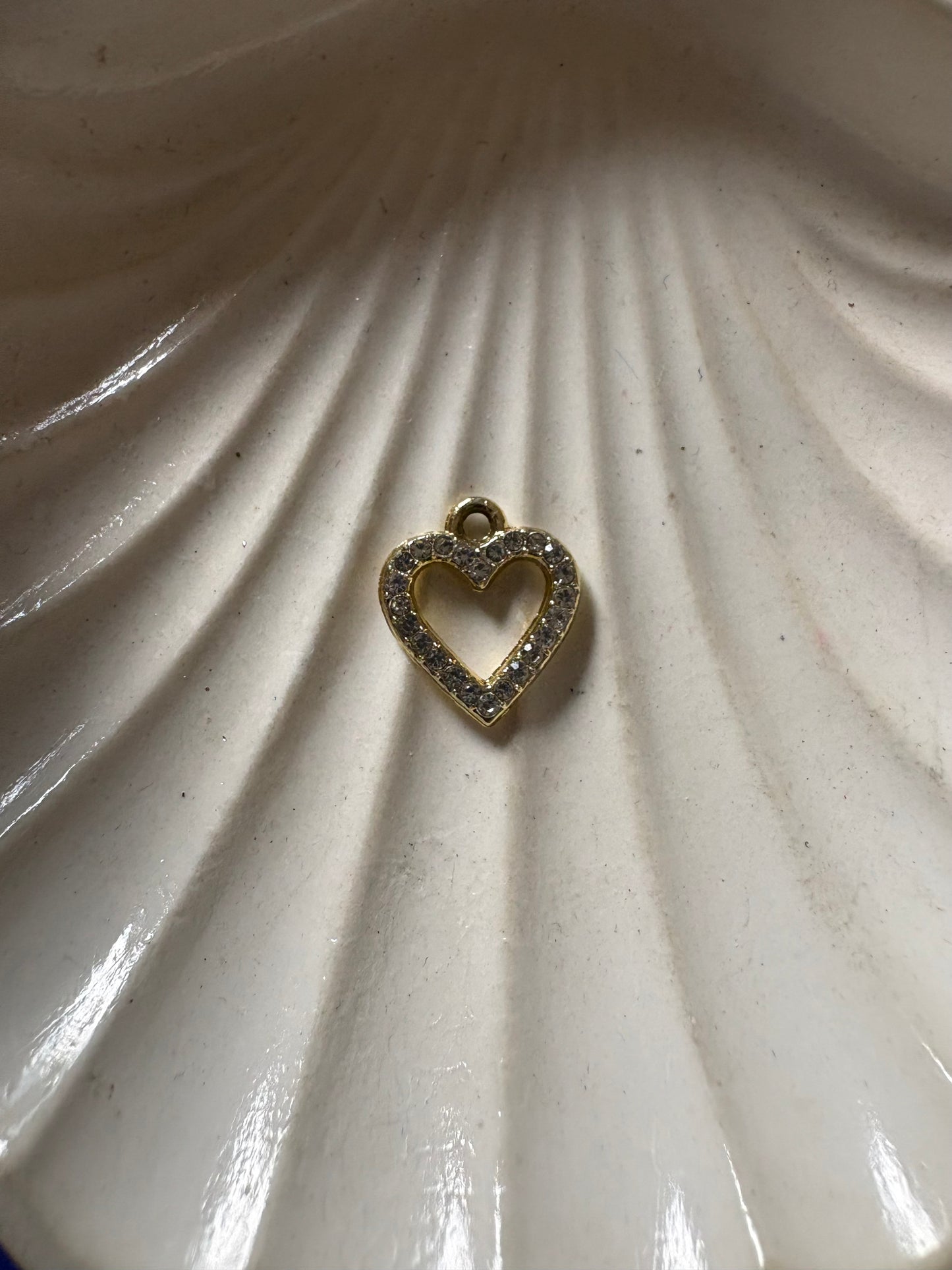 Zircon Heart Charm