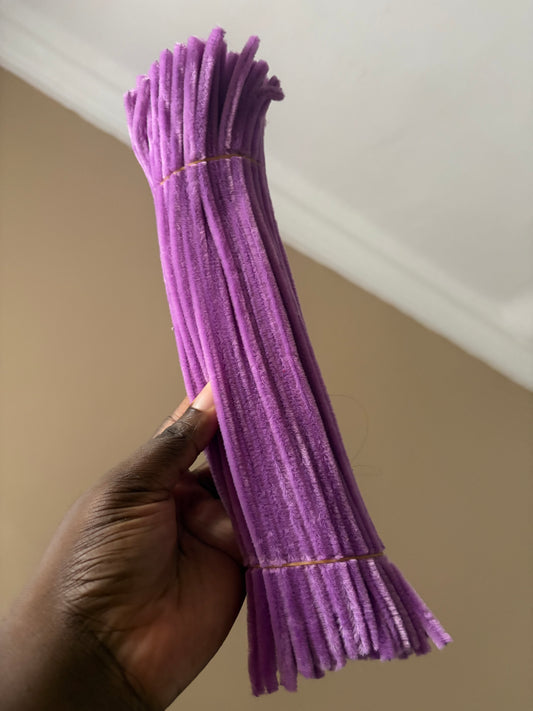 Pipe Cleaners /Fuzzy Wires (Upgraded Style) — 50 Pieces