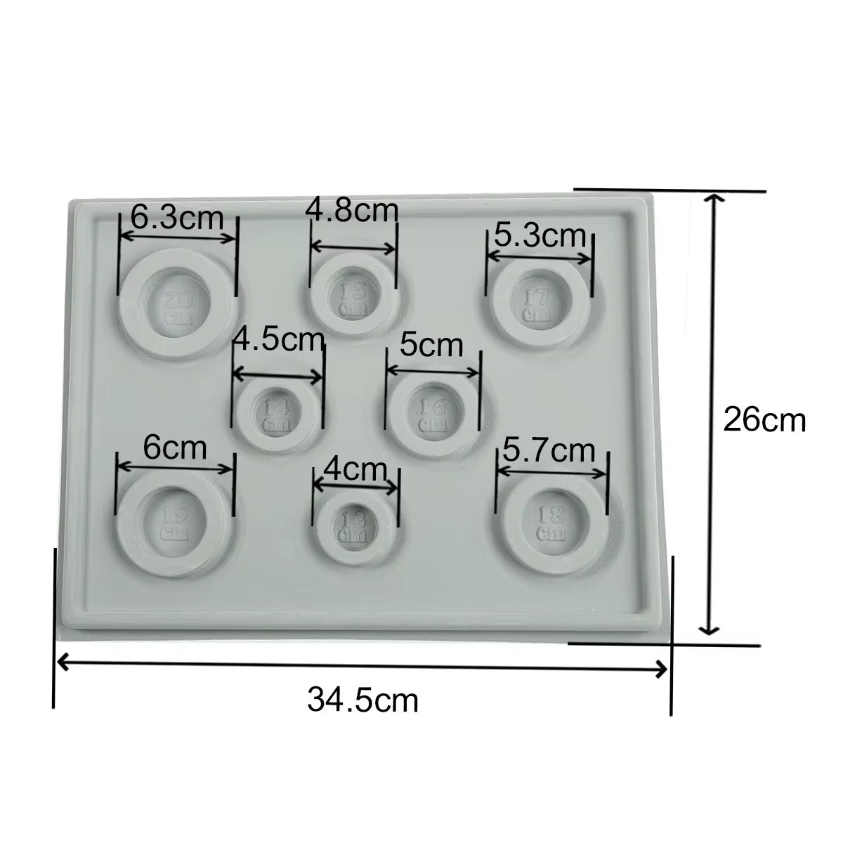 Plastic Bracelet Beading Board