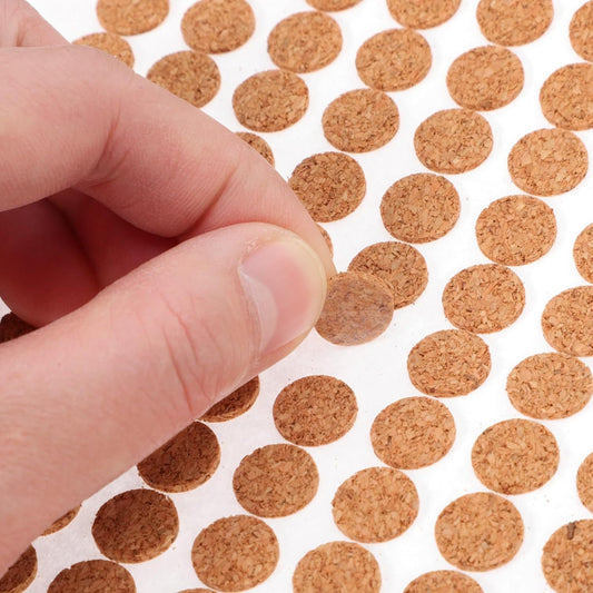 Cork Bottom Adhesive Tabs — 1000 PCs