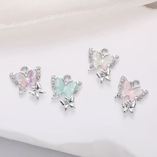 Twin Butterfly Charm