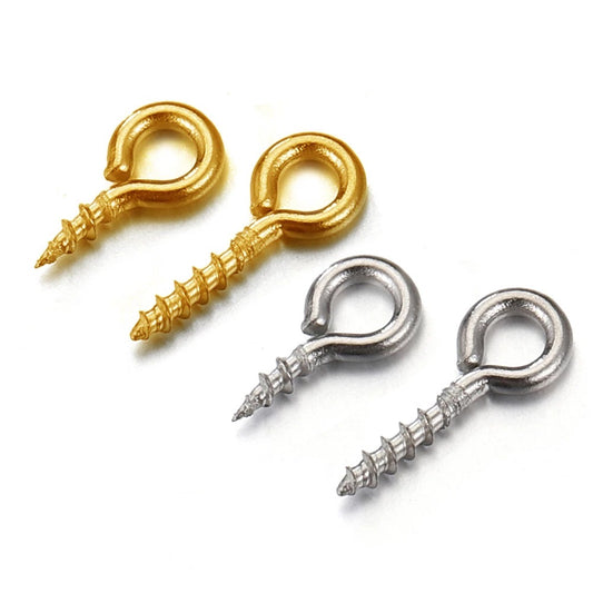 Stainless Steel Eyescrews — 50pcs