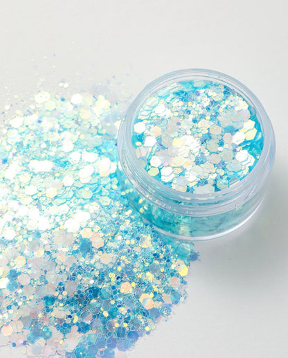 Chunky iridescent glitter