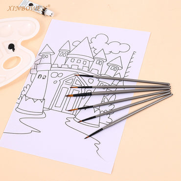 6 Piece Precision Brush Set