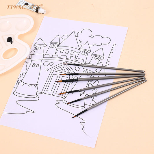 6 Piece Precision Brush Set