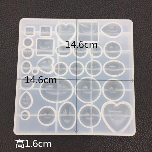 Big Multi-Shape Earring Stud Mold