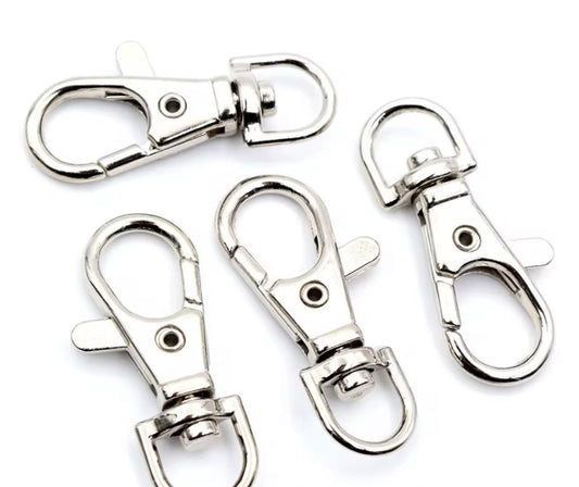Fish Hook Swivel Clasps — 2 Pieces