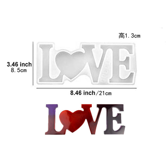 Love Family Home Decor Molds