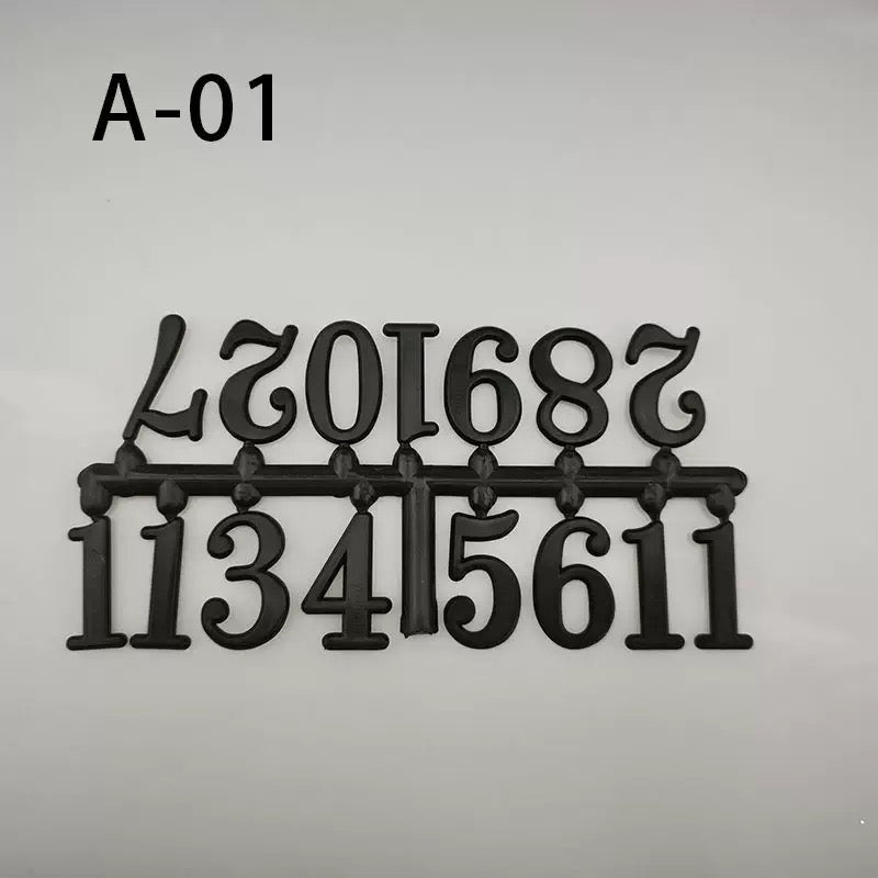 Clock Dials/ Numbers — 3cm