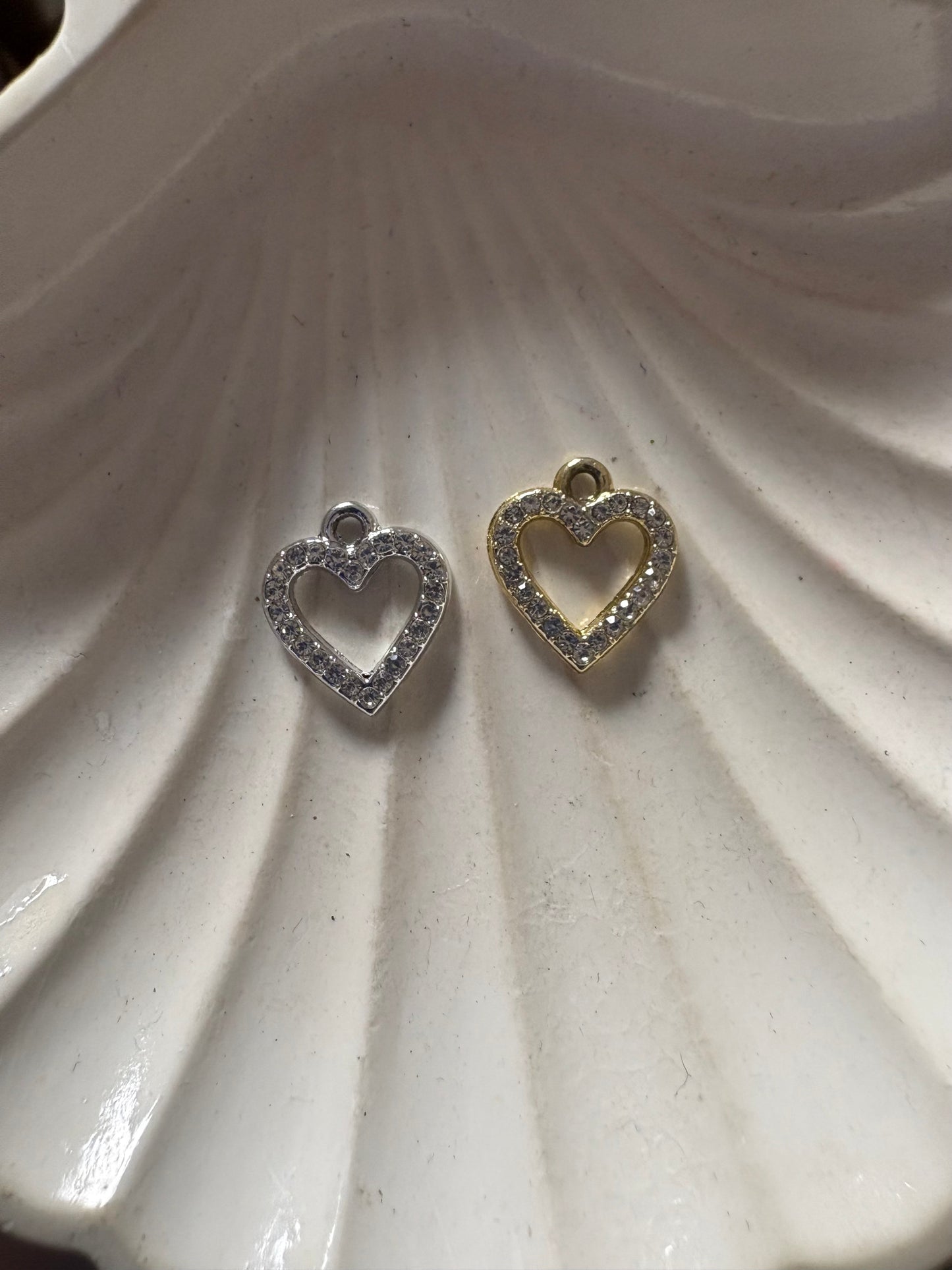 Zircon Heart Charm