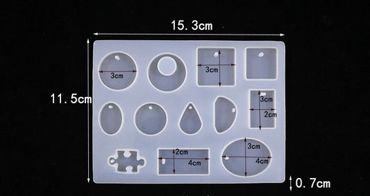 Pendant & Keychain Silicone Molds