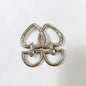 Inverted Heart Swivel Clasps — 2 Pieces