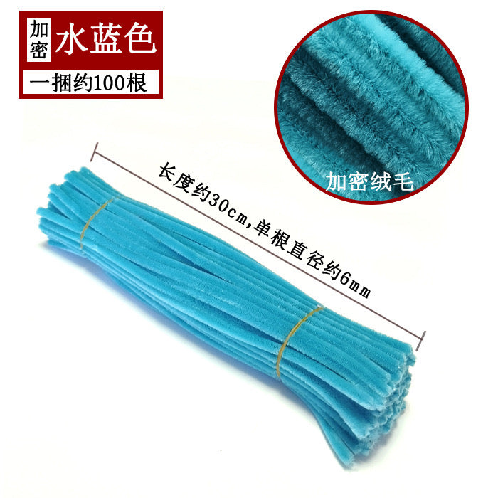 Fuzzy Wire / Pipe Cleaners (Upgraded Style) — 50 Pieces