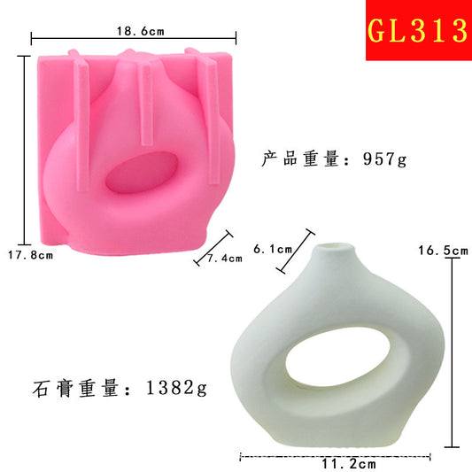 Teardrop Hollow Vase Mold