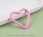 Heart Carabiner Clasps — 5 Pieces