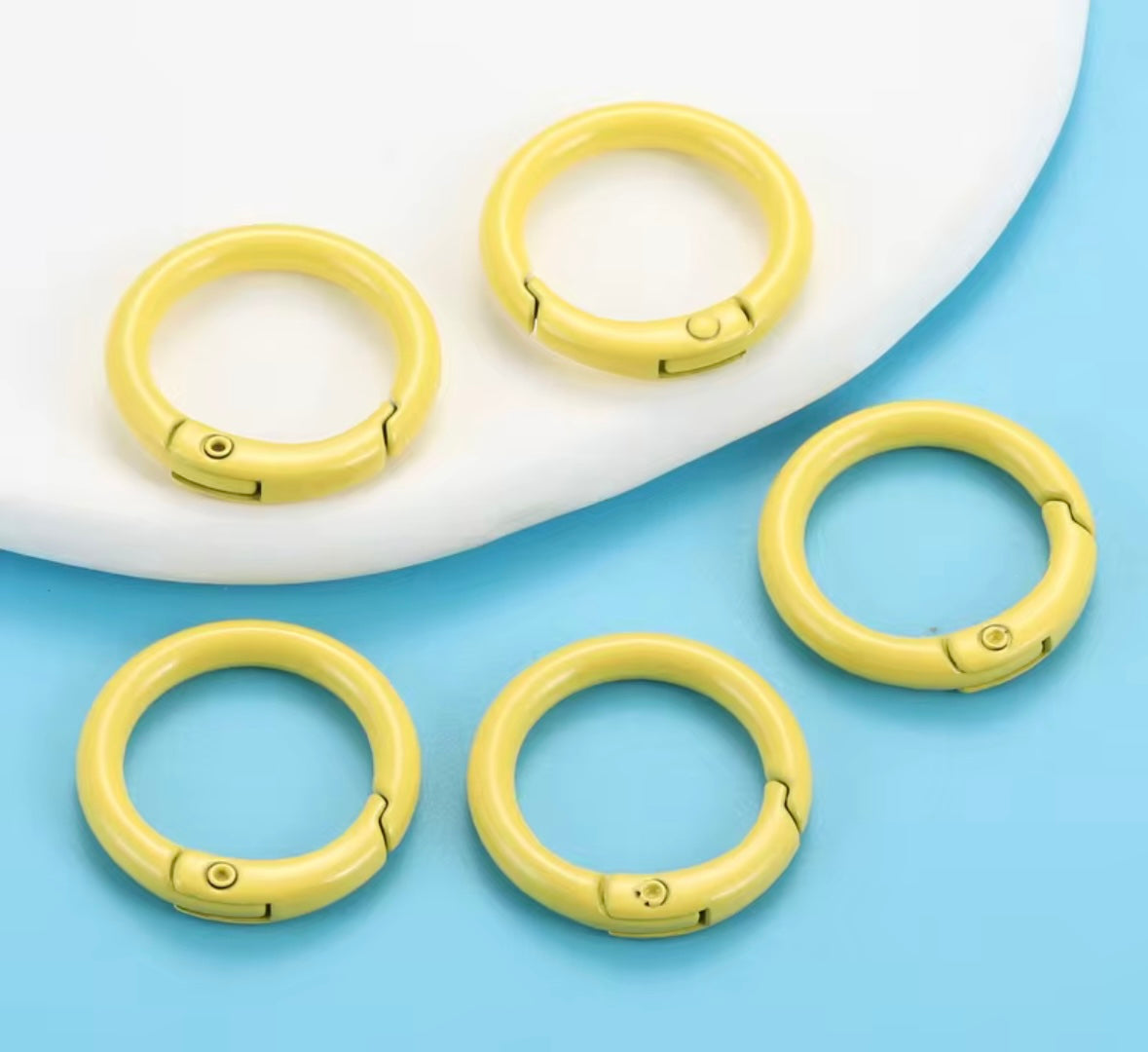 O Ring Clasps — 5 Pieces
