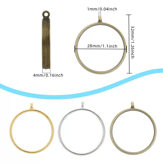 Stainless Steel Pendant Bezel