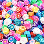 10mm Clay Beads — About 50 Pieces