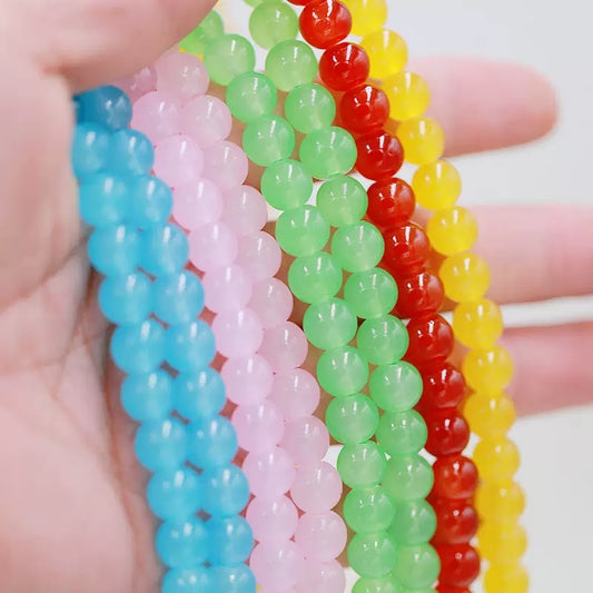 10mm Glass Beads (About 82 Pieces)