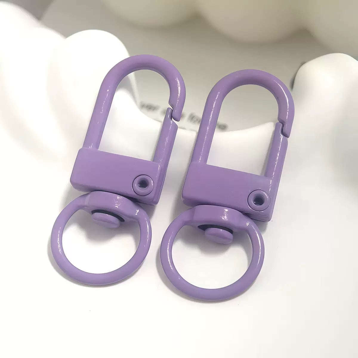 Colorful Swivel Lobster Clasps — 5 Pieces