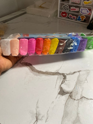 Air dry foam clay