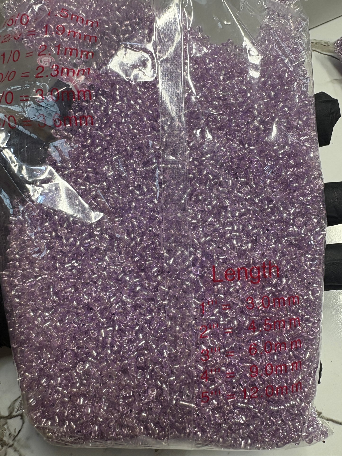 3mm Seed Beads — 12 Colors