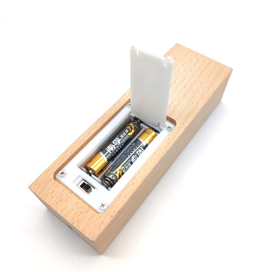 Wooden LED Light Base