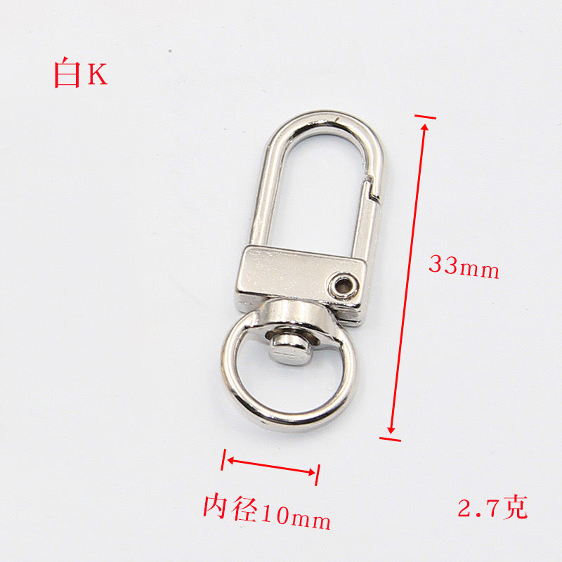 Swivel Lobster Clasps — 5 Pieces