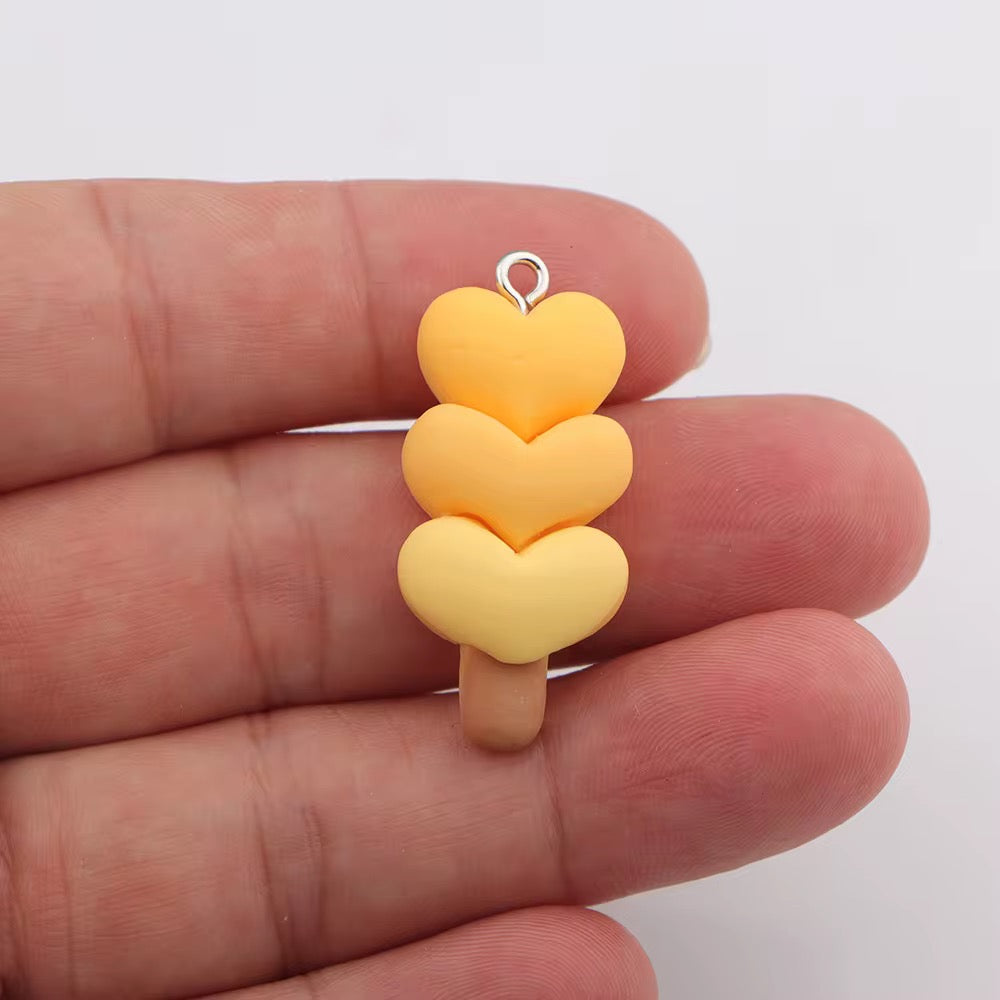 Triple Heart Charm