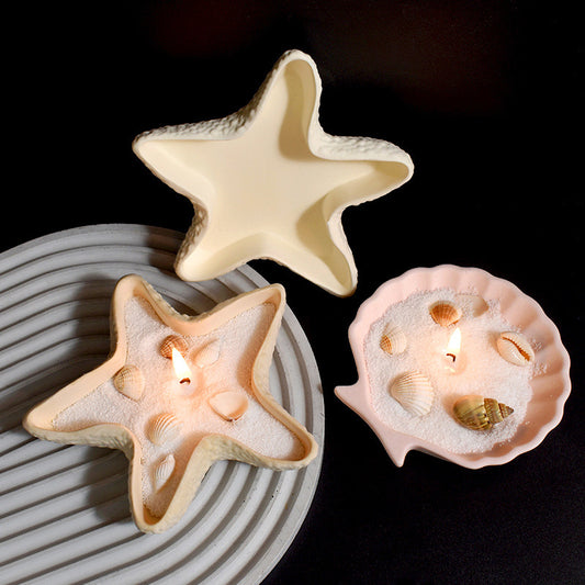 Seashell & Starfish Trinket Tray Mold