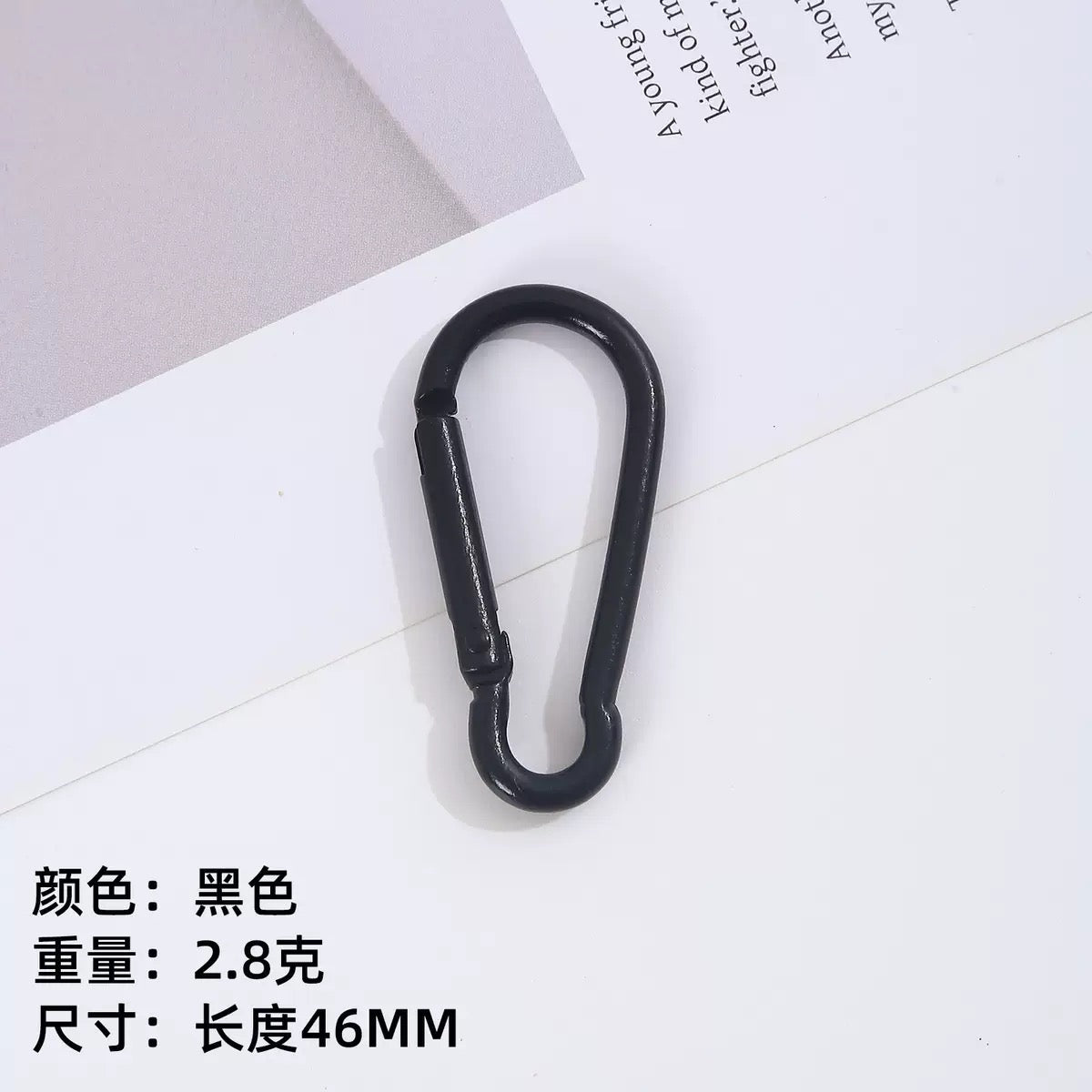 Hook Carabiner Clasps — 5 Pieces